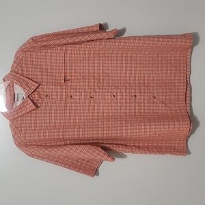 The North Face Short Sleeve Button Down Hiking Dress Shirt Men Medium